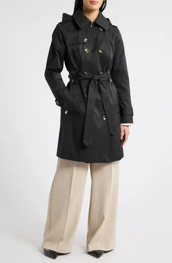 Missy Hooded Belted Trench Coat | Nordstrom