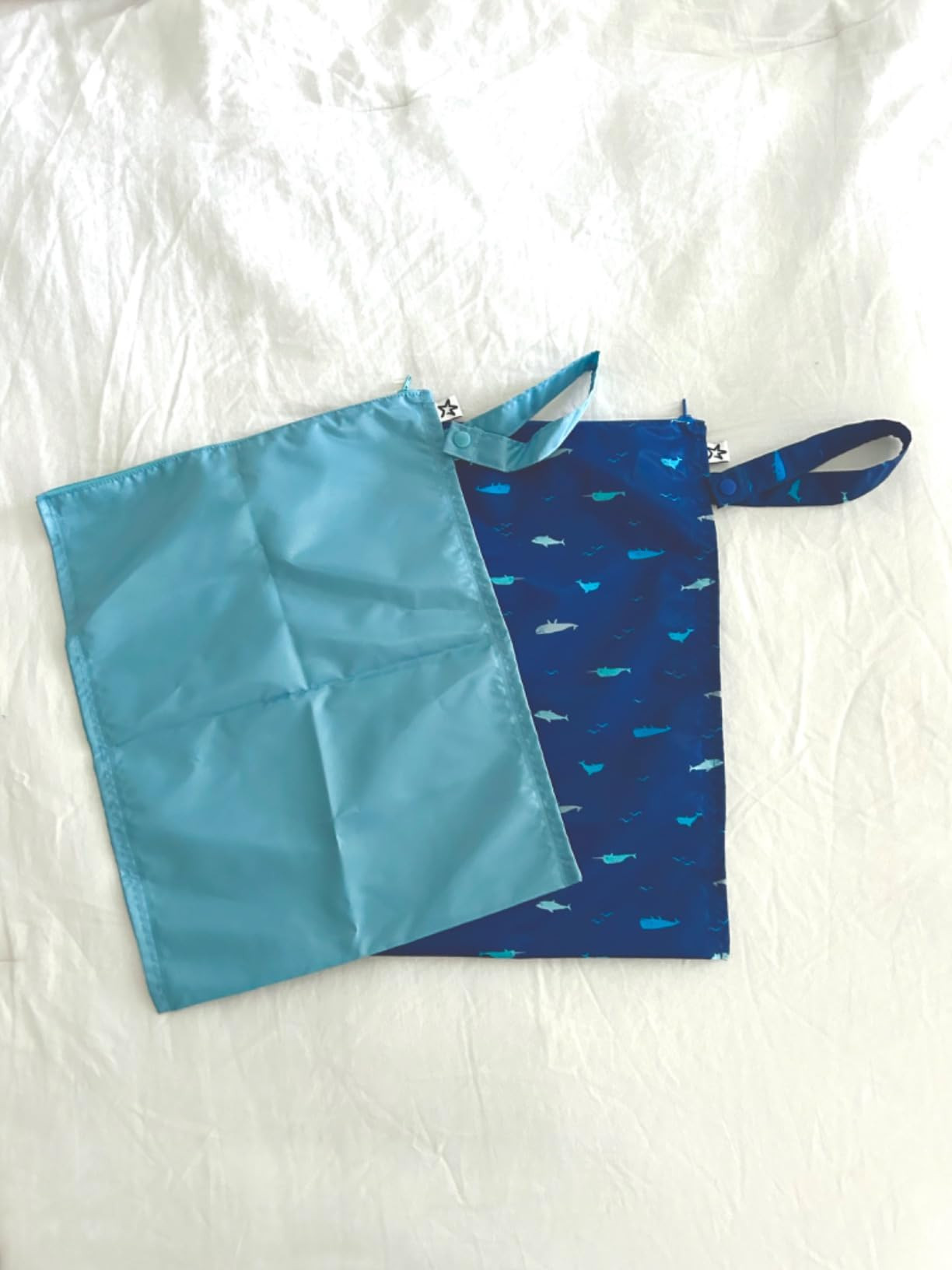 Tiny Twinkle Mess-proof Wet Bags 2 Pack Waterproof and Washable Bag for Travel storage, Stroller,... | Amazon (US)