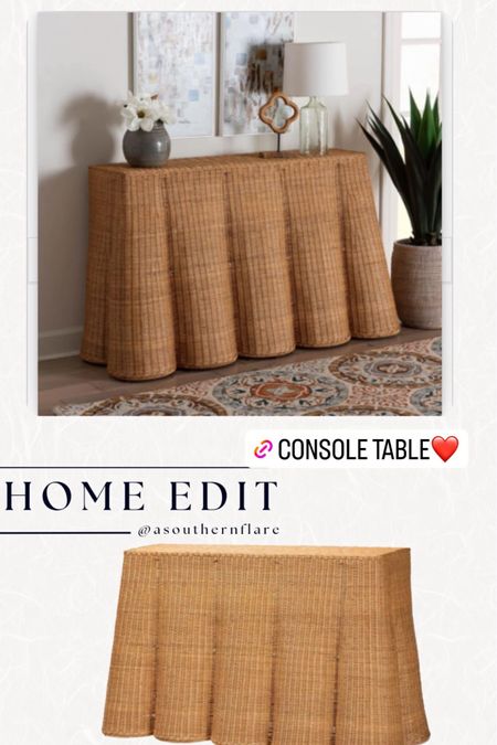 Home Decor/ Console Table/ Accent Table/ rattan Find

#LTKhome #LTKover40 #LTKstyletip