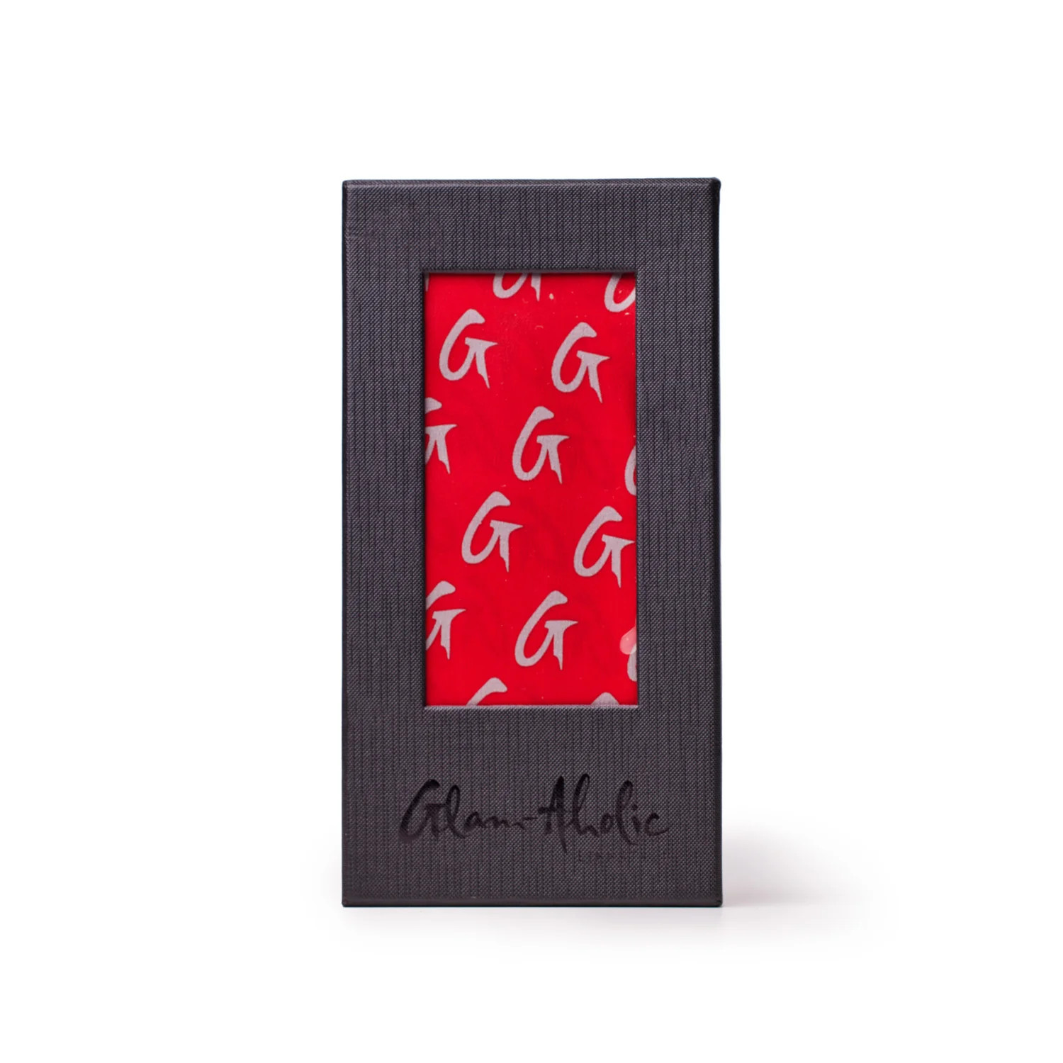 MEDIUM MONOGRAM SILK SCARF - RED | Glam-Aholic Lifestyle