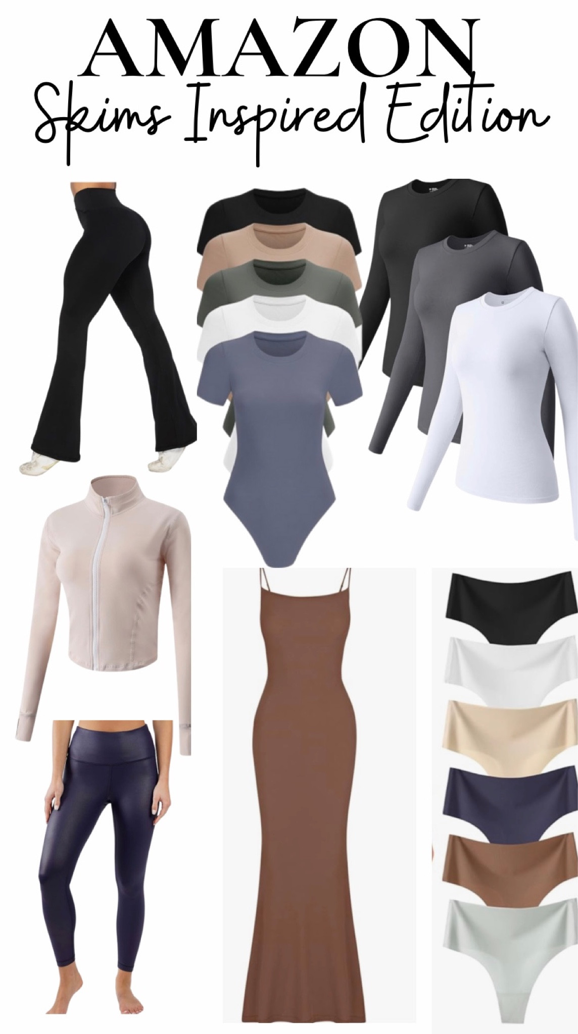 Gotta love some Amazon / skims
Inspired looks 

#LTKstyletip #LTKfindsunder50 #LTKfitness