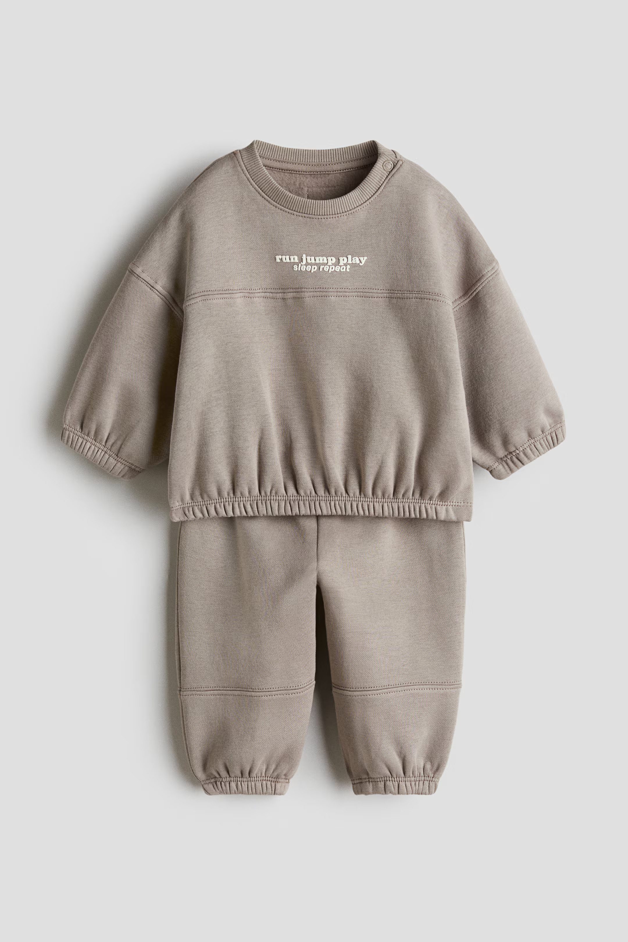 2-Piece Brushed-Inside Sweatsuit | H&M (US + CA)