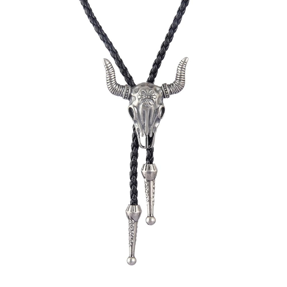 GelConnie Native American Bolo Tie Rodeo Cowboy Leather Necktie Western Necklace Costume Accessor... | Amazon (US)
