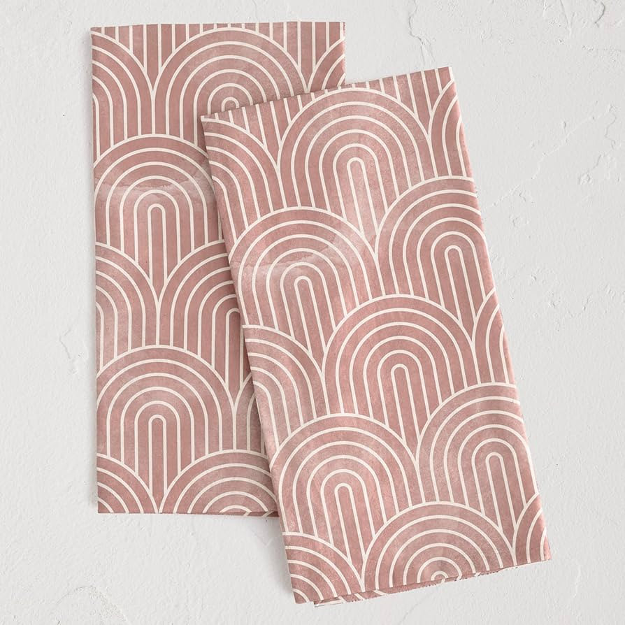 Minted Deco Arches Tea Towel Set of 2, Cotton Kitchen Towels, Tea Towels for Kitchen with Unique ... | Amazon (US)