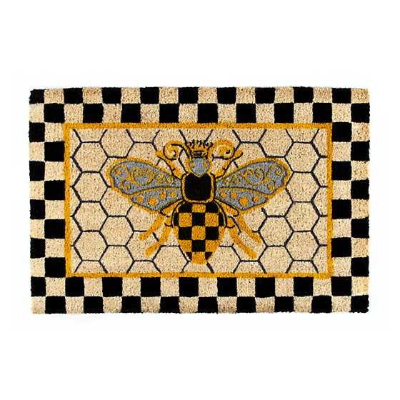 Queen Bee Entrance Mat | MacKenzie-Childs