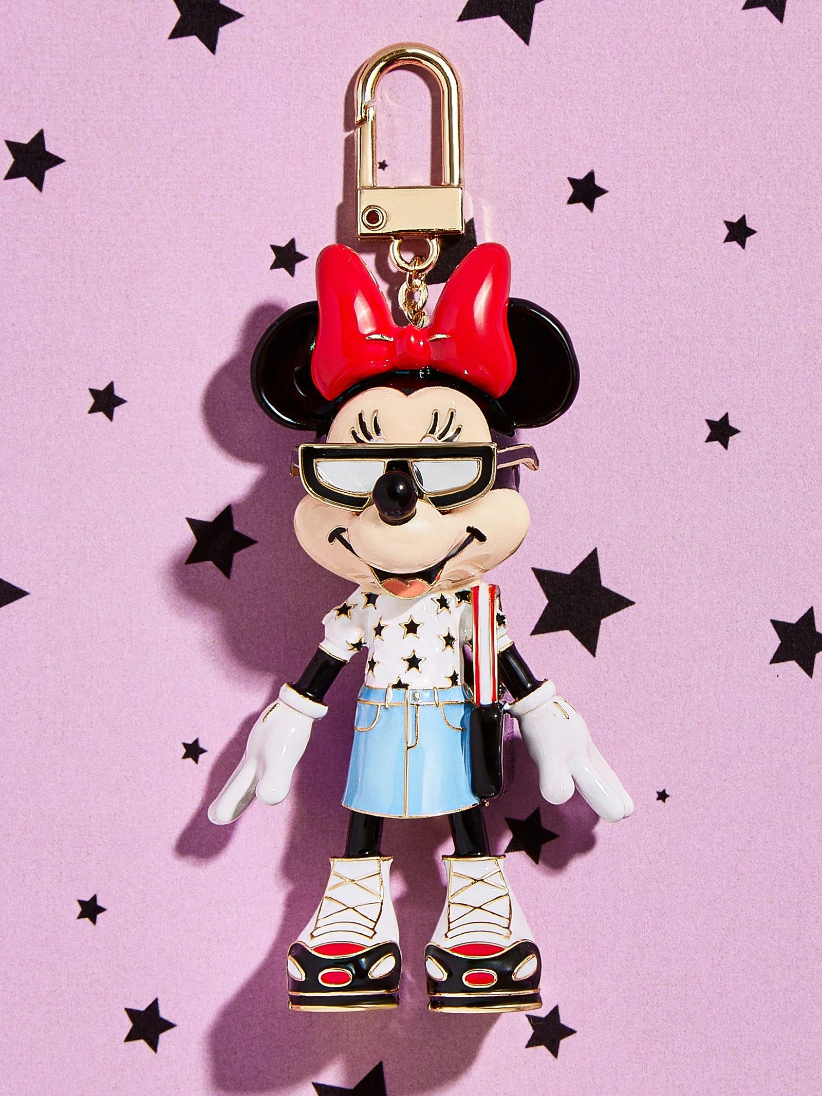 Minnie Mouse Disney Bag Charm - Fashionista | BaubleBar (US)