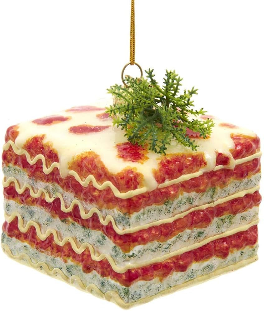 Noble Gems Lasagna Glass Christmas Tree Ornament NB1630 | Amazon (US)
