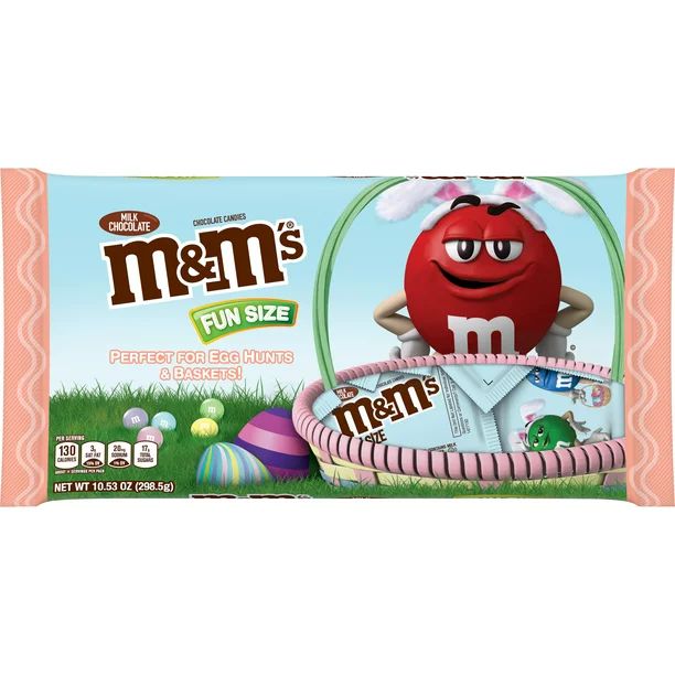 M&M's Easter Fun Size Milk Chocolate Egg Hunt Candy - 10.53 oz Bag - Walmart.com | Walmart (US)