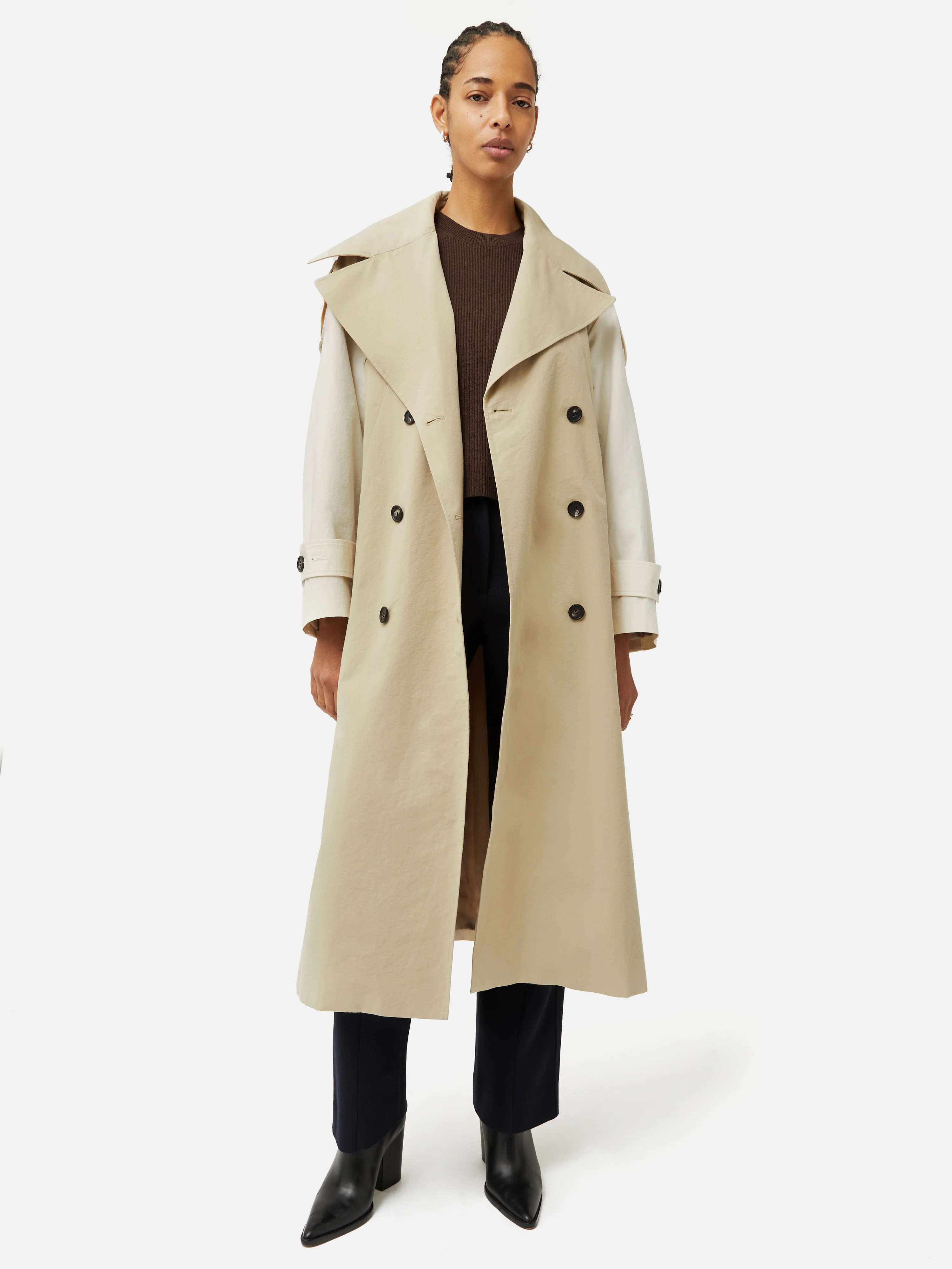 Panelled Trench Coat | Multi | Jigsaw (UK)