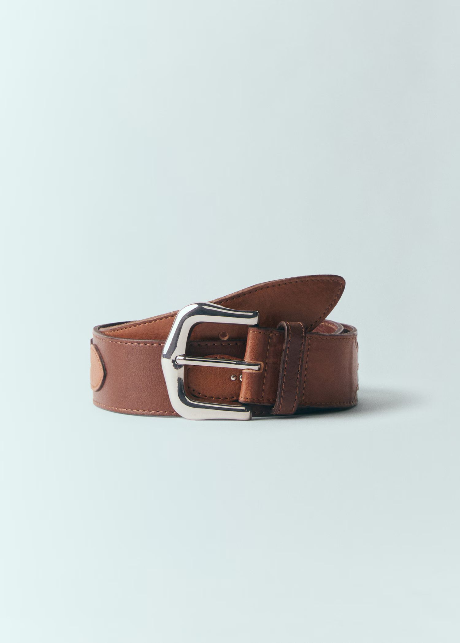 Leather belt - Woman | MANGO USA | MANGO (US)