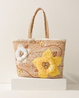 Floral Beach Jute Tote | Chico's