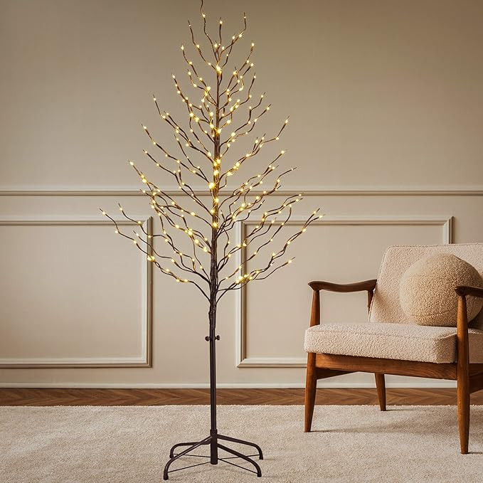 LIGHTSHARE 6FT 240L LED Star Light Tree, for Home Festival Party Christmas, Indoor and Outdoor Us... | Amazon (US)