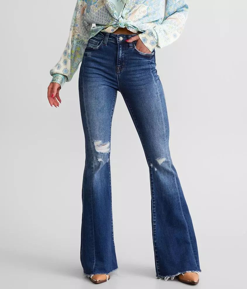 High Rise Flare Stretch Jean | Buckle