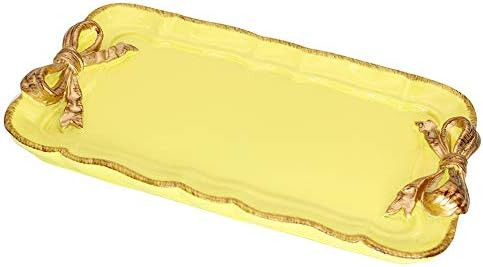 Vintage Decorative Tray Towel Tray Storage Tray Dish Plate Fruit Trays Rings Chain Bracelets Earring | Amazon (US)