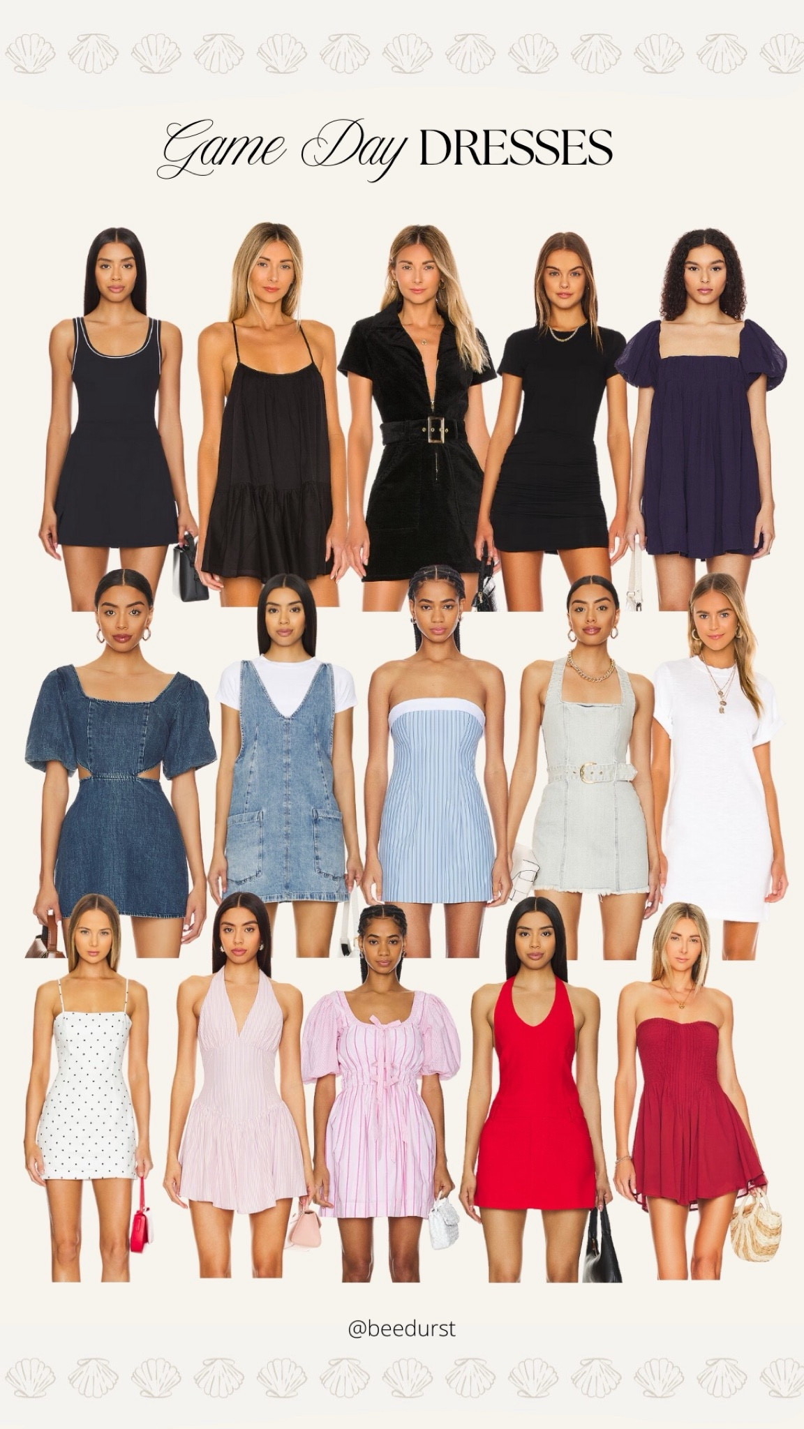 Cute game day dresses! Game day outfit, game day dress, revolve game day dress, red game day dress, pink game day dress, white game day dress, black game day dress, blue game day dress, green game day dress, navy game day dress, mini dress, red mini dress, green mini dress, black mini dress, white mini dress, denim mini dress, red mini dress #LTKBacktoSchool



#LTKStyleTip #LTKFindsUnder100 #LTKSeasonal