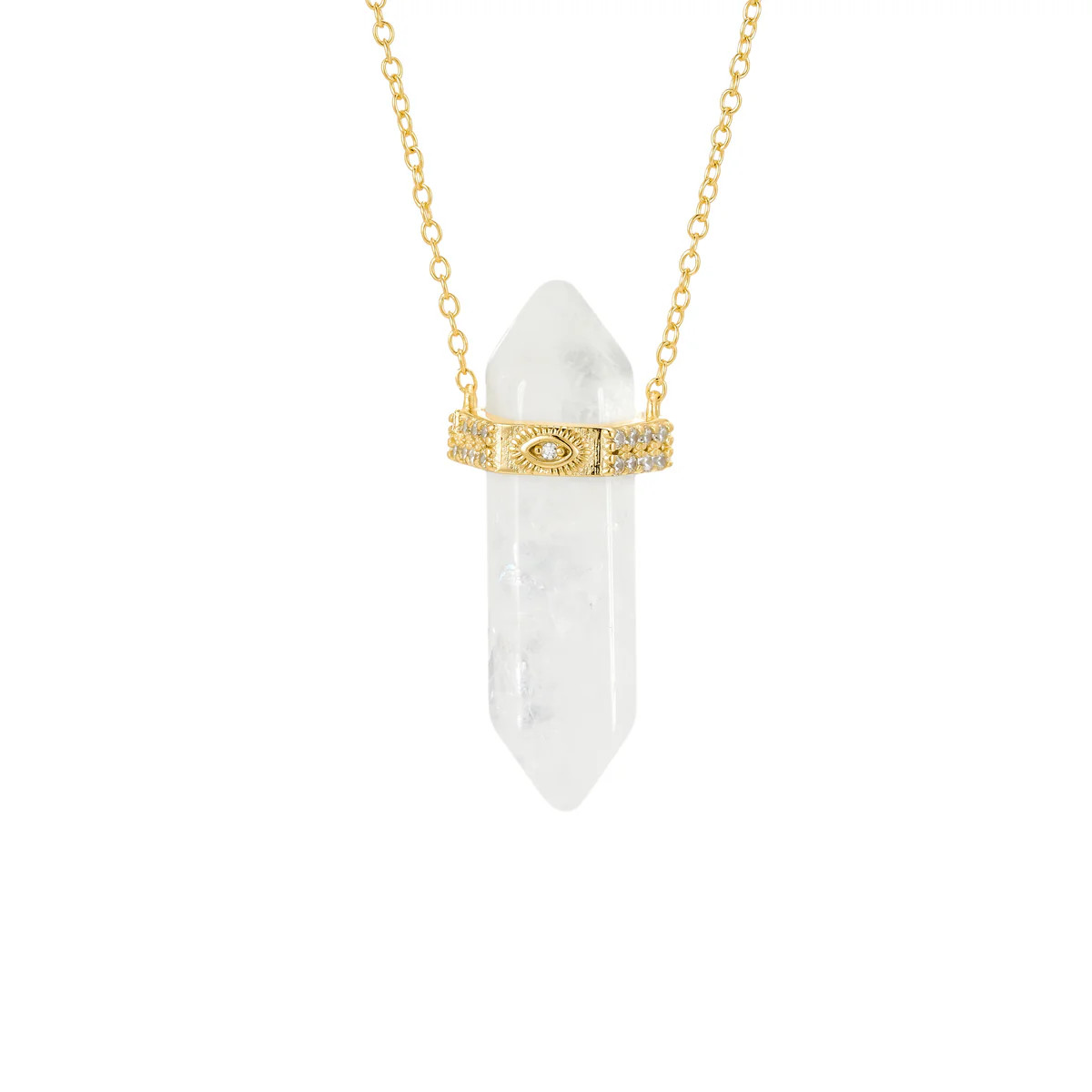 Quartz Crystal Necklace | Ahava Jewels