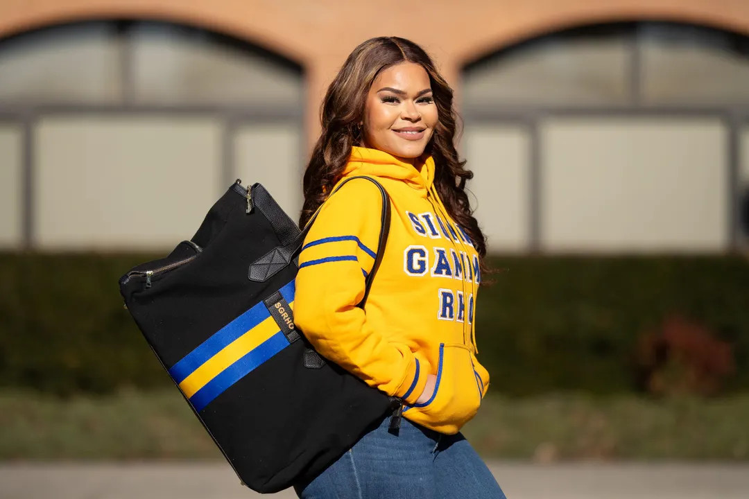 Black SGRHO Canvas Duffle Bag | Etsy (Global)