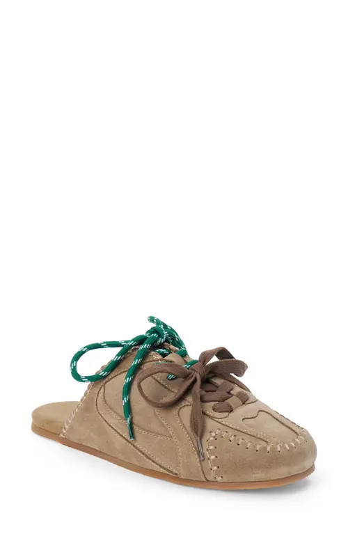 Coconuts by Matisse Devyn Lace-Up Mule in Taupe at Nordstrom, Size 8 | Nordstrom