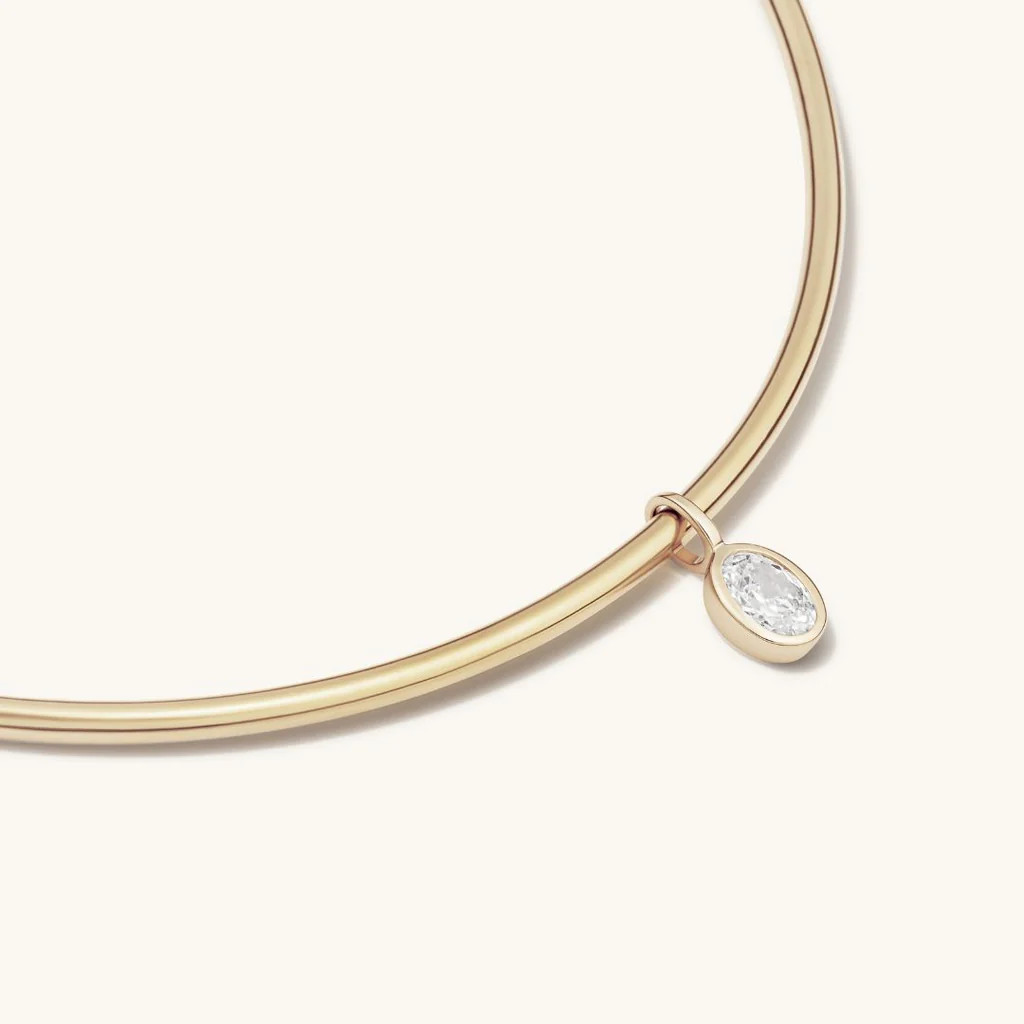 The Gold Smooth Torque | Heavenly London