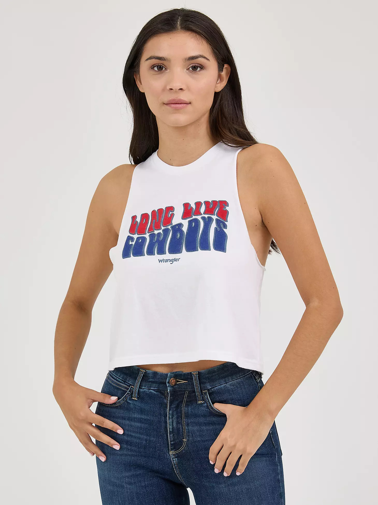 Women's Wrangler Festival Crop Graphic Tank | Wrangler