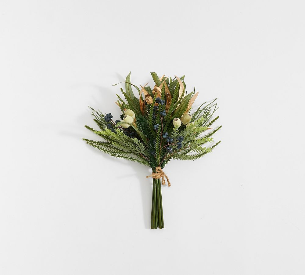 Faux Eucalyptus Olive & Juniper Bundle | Pottery Barn (US)