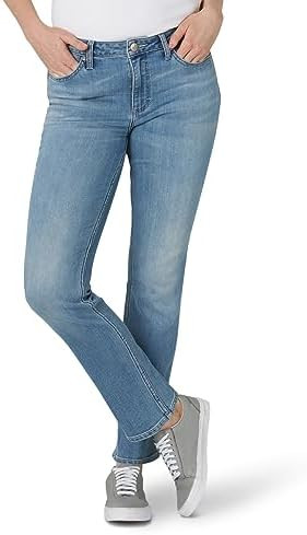 Lee Womens Legendary Mid Rise Straight Leg Jean | Amazon (US)