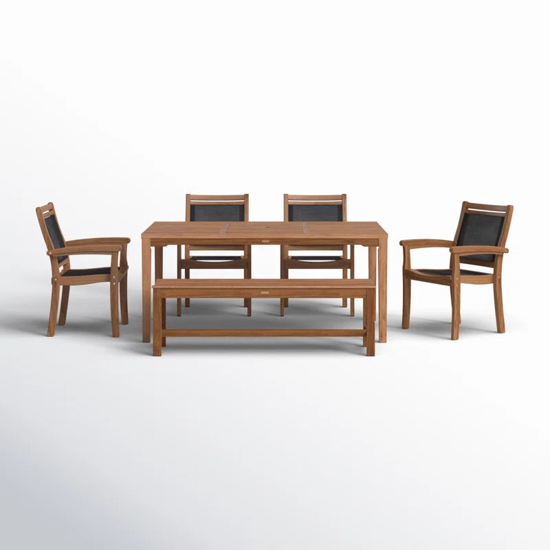 Fleur Rectangular 7 - Person 64" Long Dining Set | Wayfair North America