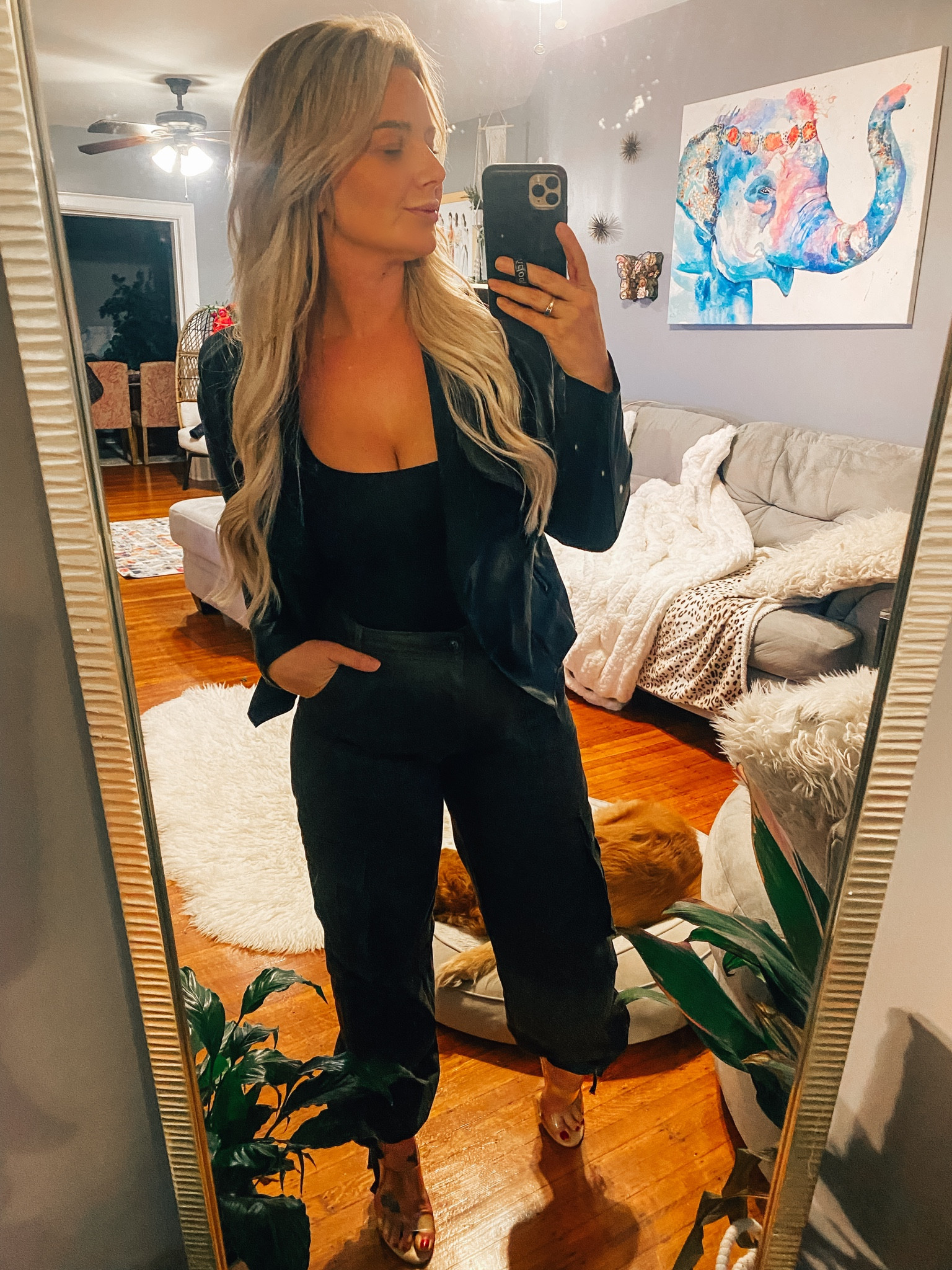 Easy casual outfit for a night out. I love these cargo pants from Amazon. 

#LTKstyletip #LTKMostLoved #LTKfindsunder50