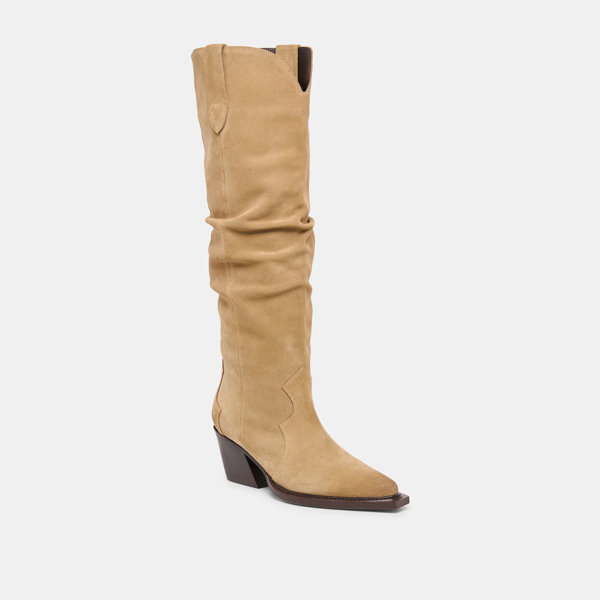 Buckly Camel Suede Boots | Dolce Vita | DolceVita.com
