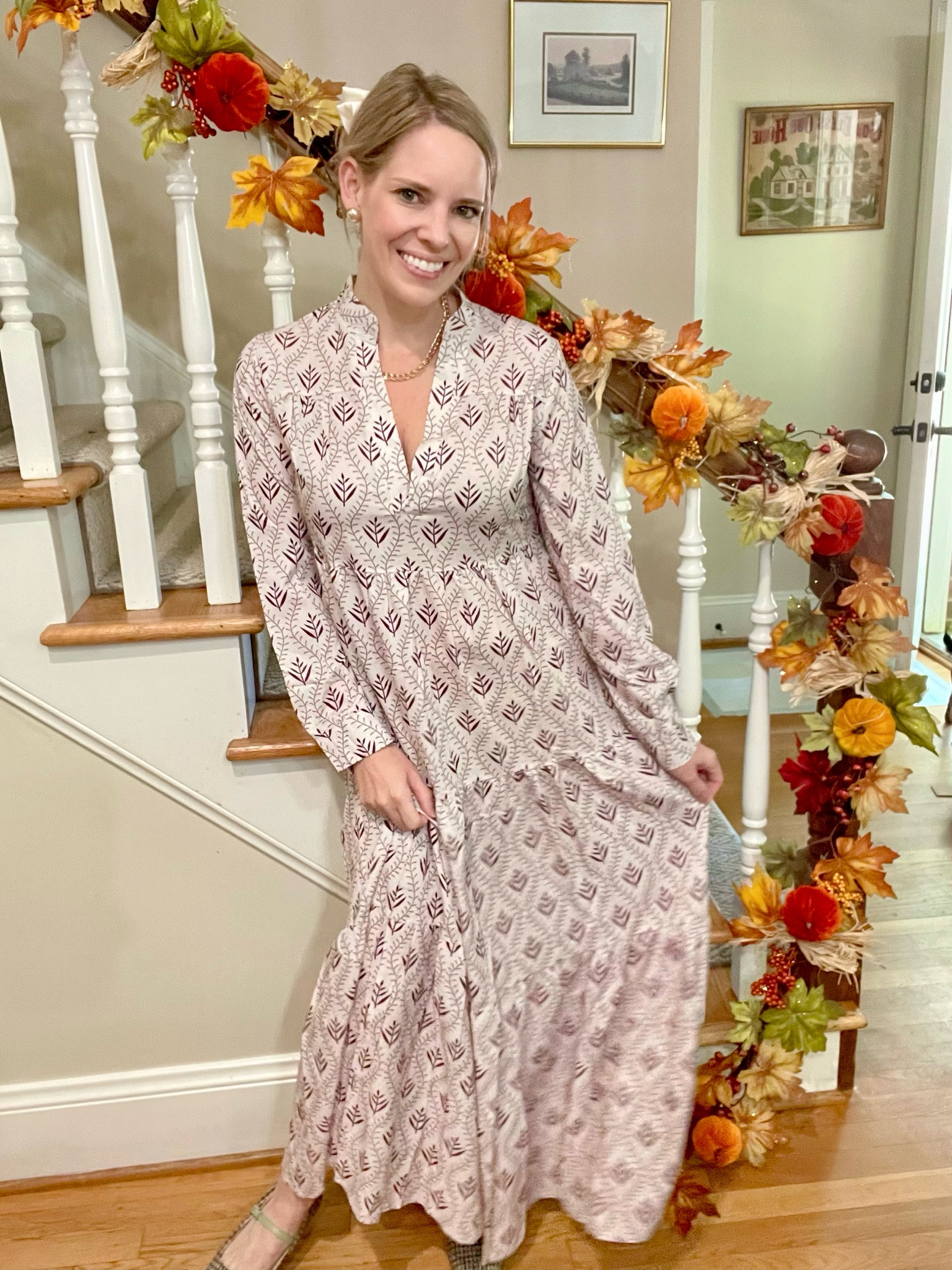 Fall outfits, fall maxi dress, fall decor 

#LTKOver40 #LTKFindsUnder100 #LTKFindsUnder50