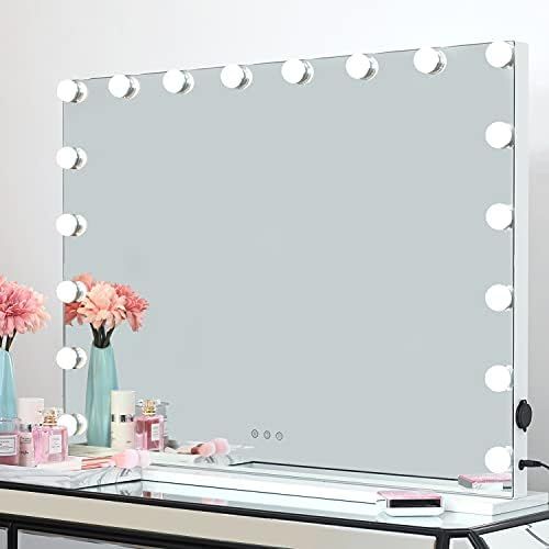 iCREAT Hollywood Makeup Mirror, Tabletop or Wall Mounted Touchscreen Control Vanity Mirror, Multi... | Amazon (US)