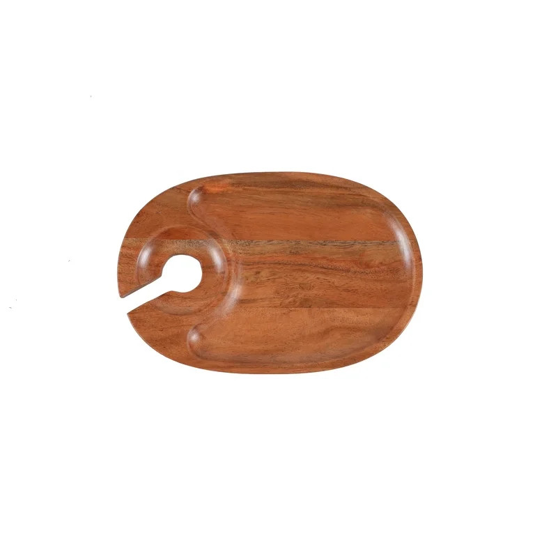 Better Homes & Gardens Acacia Wood Tapas Serving Platter | Walmart (US)