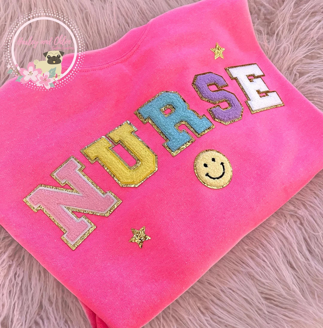 Nurse Sweatshirt  Nurse Patch Crewneck  Nurse Graduation - Etsy | Etsy (US)
