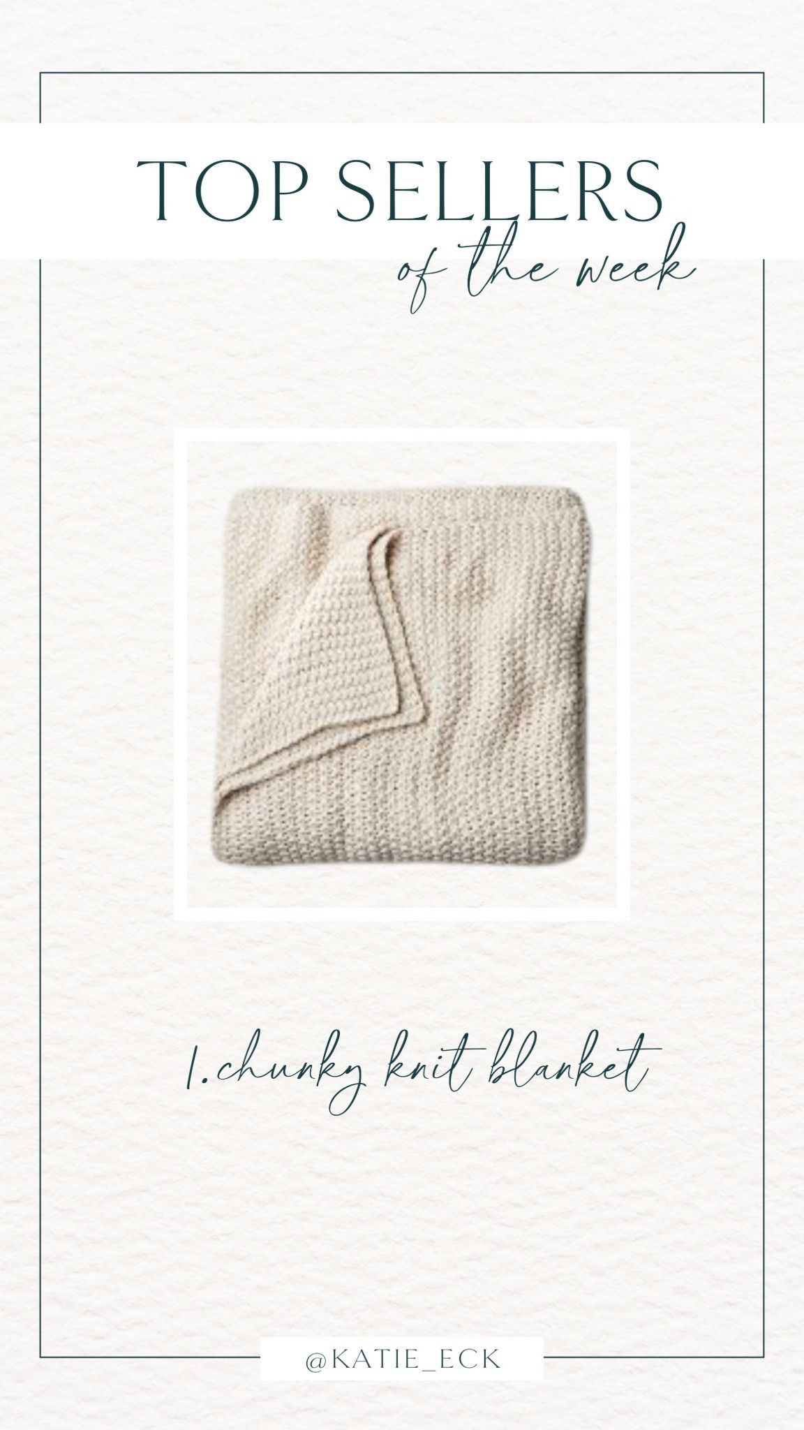 I love this blanket! I have it on the end of my bed in the natural color king size!

Top seller of the week // Target chunky knit blanket // home decor // modern farmhousee



#LTKFindsUnder50 #LTKFallSale #LTKHome