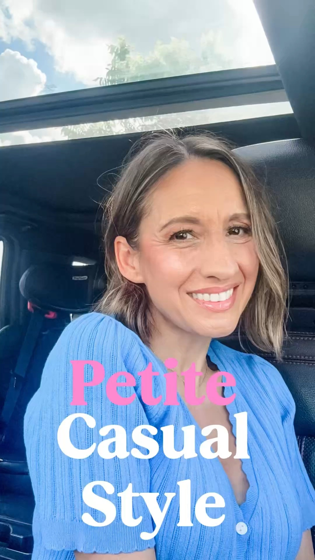 Casual Style that’s petite friendly. 
Light blue cardigan top is so good. It runs big. Go down 1 size. 
Levi’s jeans run true to size. 
Wedge sandals are my go to summer shoe. 
Taupe handbag. Love me a good basic. 
Petite style petite outfit

#LTKootd #LTKOver40 #LTKPetite