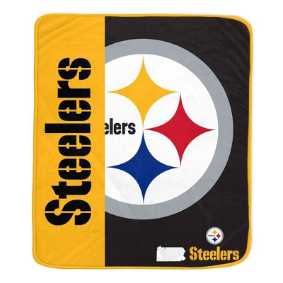 NFL Pittsburgh Steelers Ultra Soft Tailgate Throw Blanket | Target