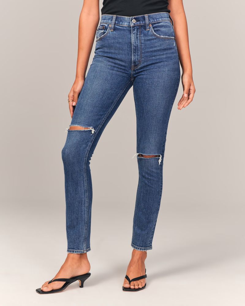 High Rise Skinny Jean | Abercrombie & Fitch (US)