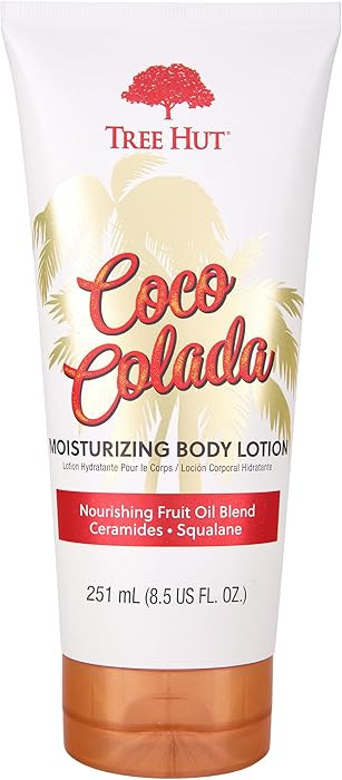 Tree Hut Coco Colada Moisturizing Body Lotion, Ceramide and Squalene Formula Helps Protect Skin, ... | Amazon (US)