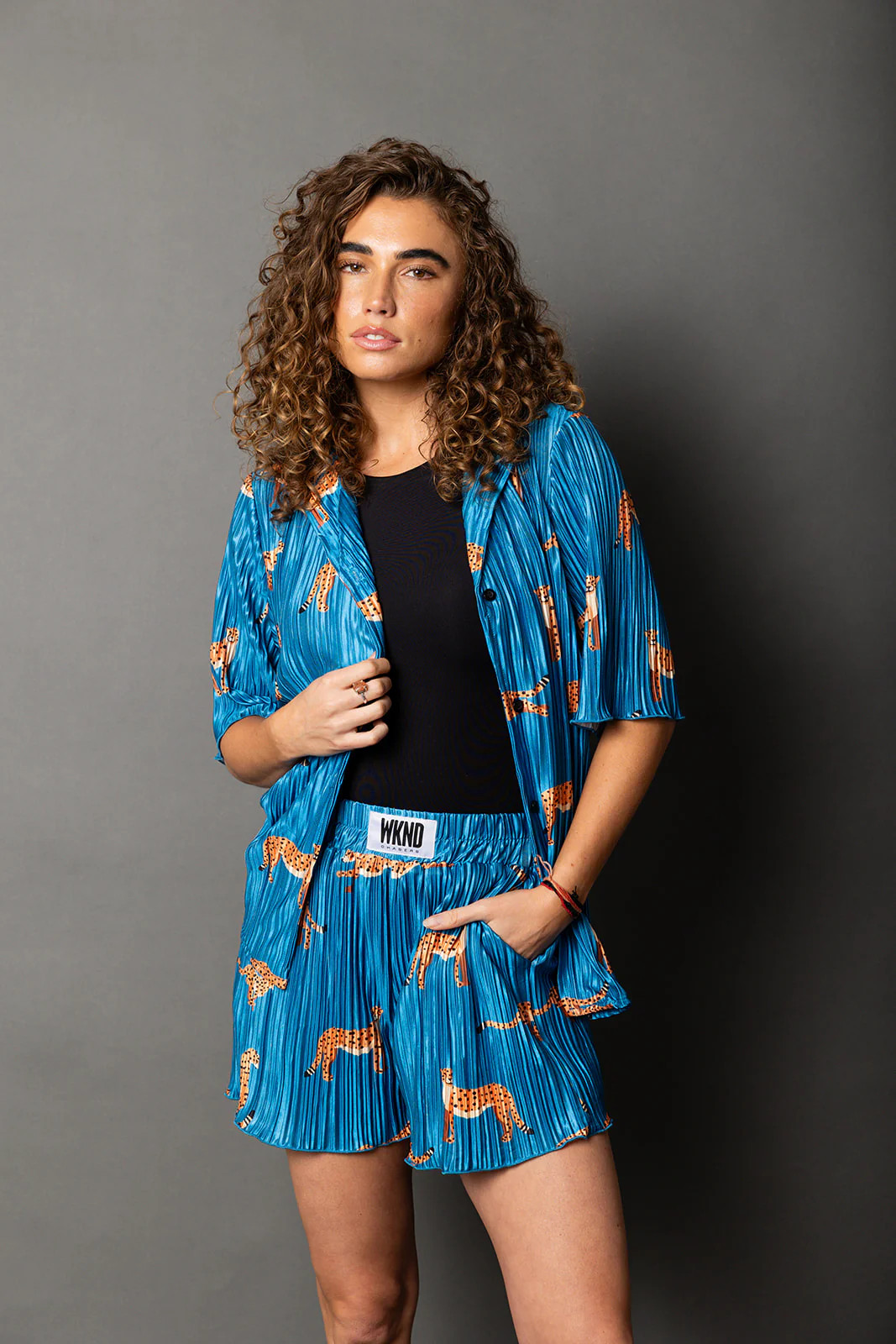 On the Prowl Plisse Leopard Set | WKNDchasers