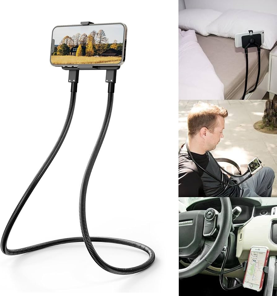 B-Land Cell Phone Holder, Universal Mobile Phone Stand, Lazy Bracket, DIY Flexible Mount Stand wi... | Amazon (US)