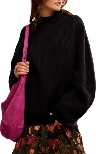 Free People Sunbeam Oversize Turtleneck Sweater | Nordstrom | Nordstrom