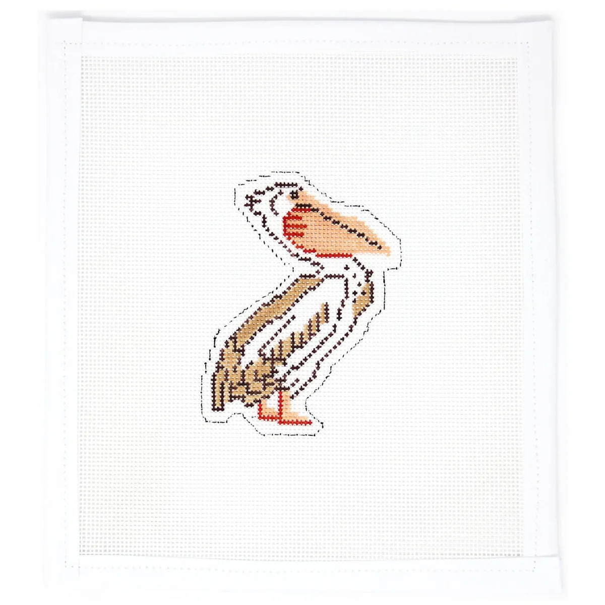 Louisiana Brown Pelican | Greystone Needlepoint
