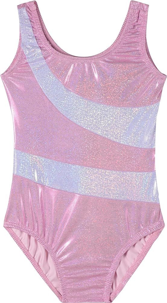 Gymnastics Leotards for Girls Sparkly Tumbling Dance Leotards Kids 2-10Years | Amazon (US)