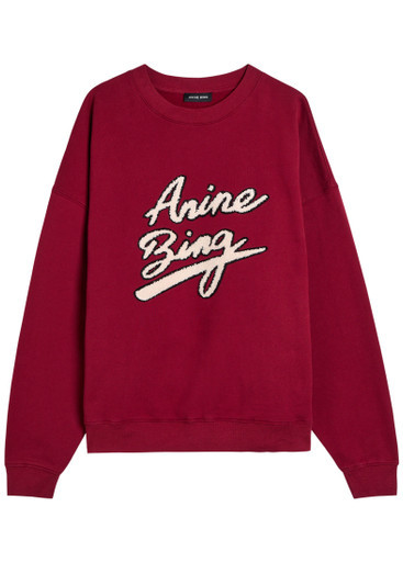 Miles logo-appliquéd cotton sweatshirt | Harvey Nichols