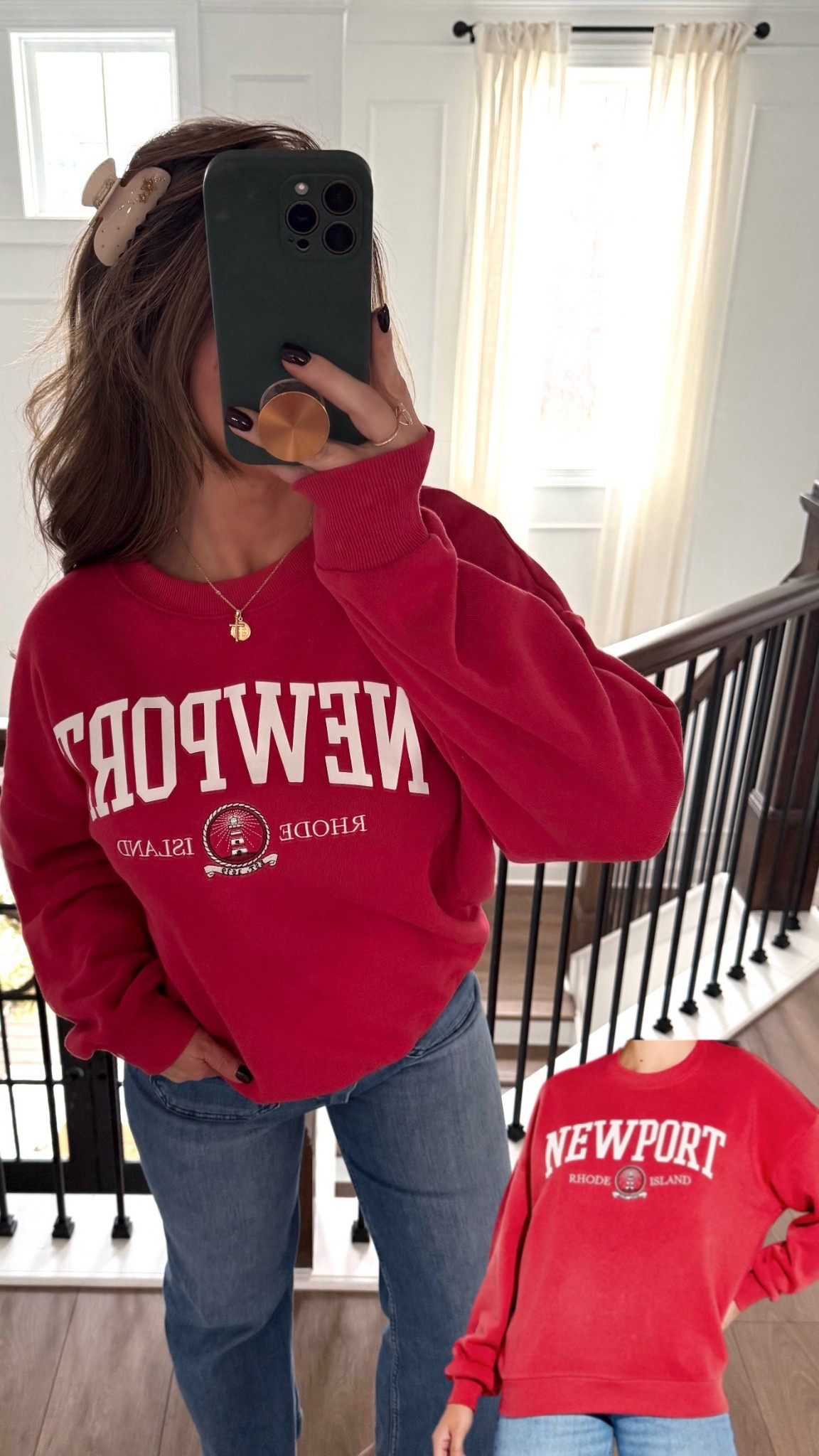 Loooove this sweatshirt!!!! ⚓️ 🇺🇸

#LTKdayinmylife #LTKootd #LTKU