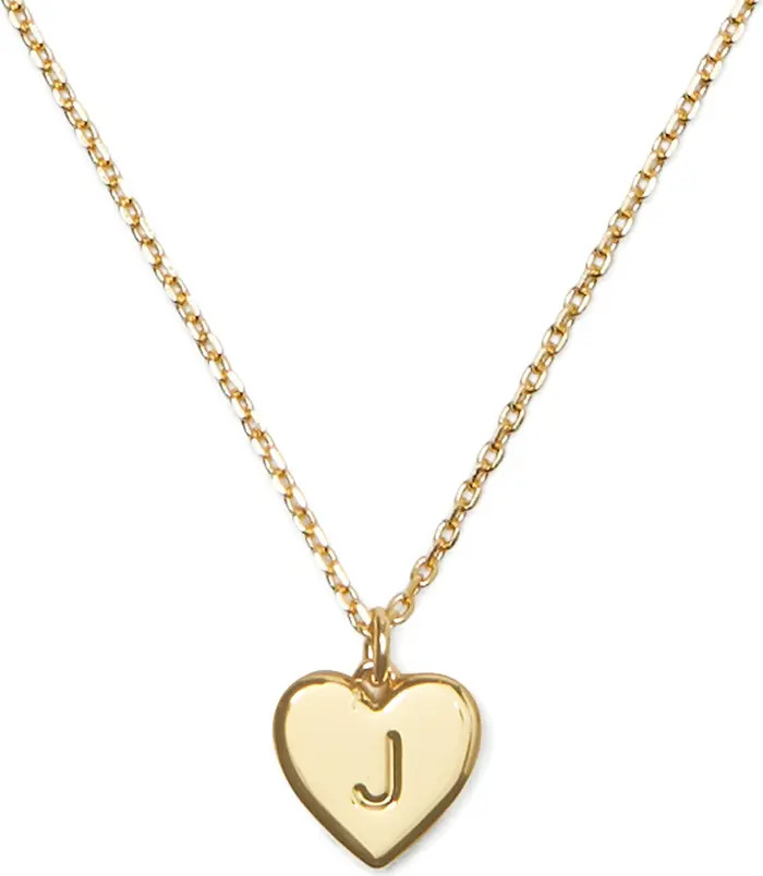 Kate Spade New York initial heart pendant necklace | Nordstrom | Nordstrom