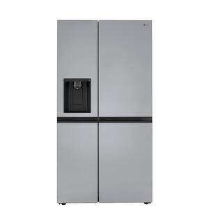 LG 23 cu. ft. Side by Side Refrigerator with External Ice andWater Dispenser in PrintProof Stainl... | The Home Depot