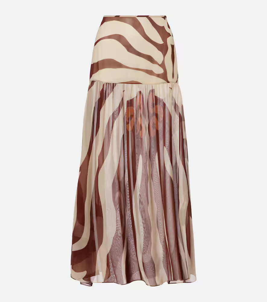 Johanna Ortiz Printed midi skirt | Mytheresa (US/CA)
