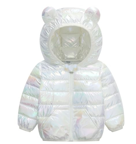 Amazon.com: bebeone Toddler Winter Coats Puffer Padded Jacket Baby Boys Girls Bear Hoods Down Jac... | Amazon (US)