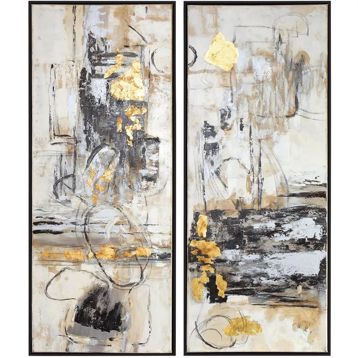 Uttermost Life Scenes 51" High 2-Piece Framed Canvas Wall Art Set | Target